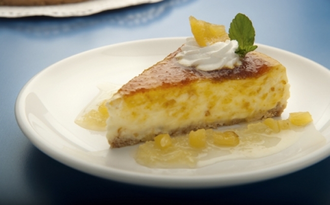 Cheesecake de piña